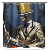 Harmonies Evoke Nostalgia Shower Curtain - Beyond T-shirts